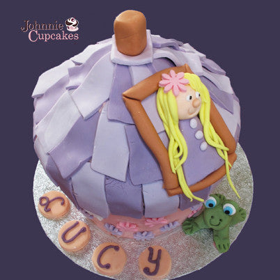 Giant Cupcake Princess and the Frog - Johnnie Cupcakes