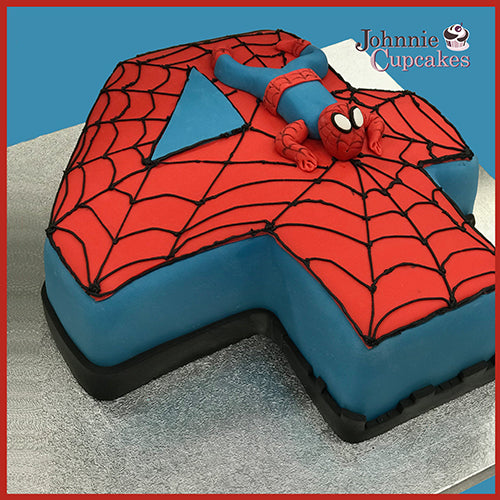 Spiderman Cake - Johnnie Cupcakes