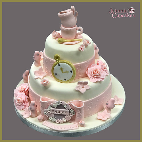 Christening Cake - Johnnie Cupcakes