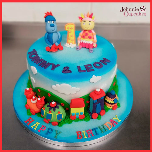 1st Birthday,  In the night Garden Cake