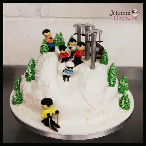 Ski Slope Cake