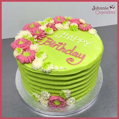 Birthday Flowers Cake