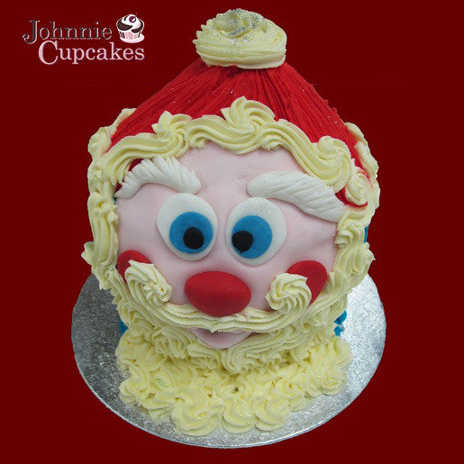 Giant Cupcake Santa - Johnnie Cupcakes