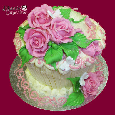 Giant Cupcakes Flowers - Johnnie Cupcakes