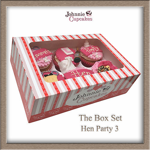 Hen Party cupcakes pink - Johnnie Cupcakes