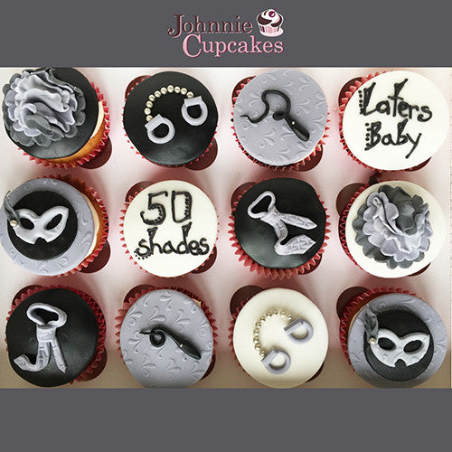 50 Shades Cupcakes - Johnnie Cupcakes