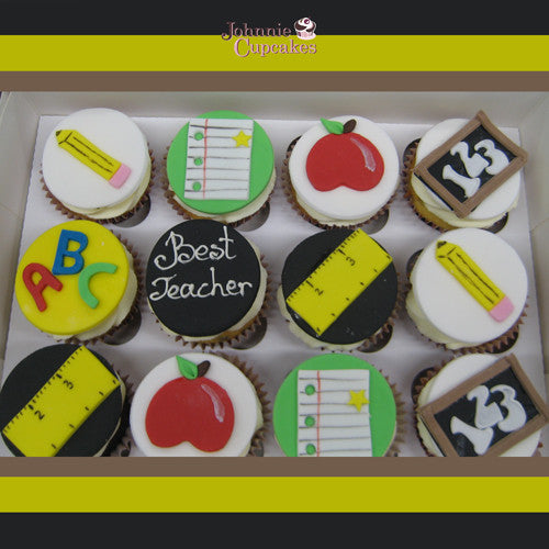 Teacher Cupcakes - Johnnie Cupcakes